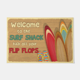 Welcome To Surf Shack Kick Off Your Flip Flops Doormat
