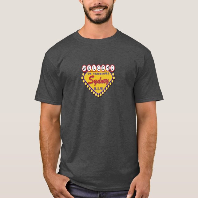 Welcome to Sydney T shirt (Front)