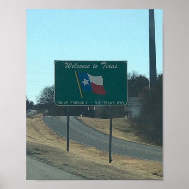 Welcome to Texas Poster (Front)