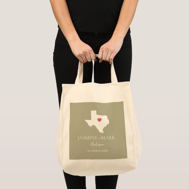 Welcome to Texas Wedding Party Custom  Tote Bag (Front (Product))