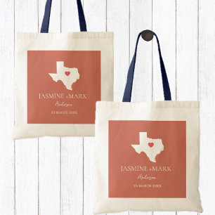 Welcome to Texas Wedding Party Custom Tote Bag