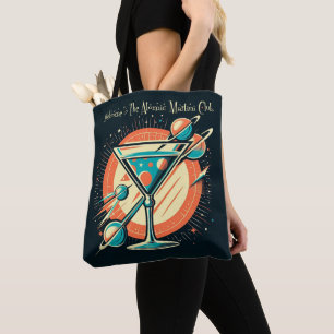 Welcome To The Atomic Martini Club Space Age Tote Bag