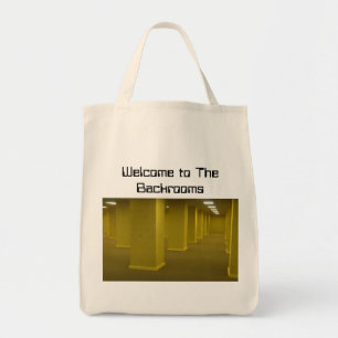 "Welcome To The Backrooms" Tote Bag