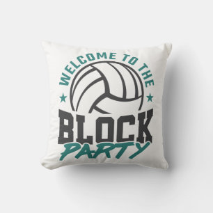 Welcome to the Block Party Volleyball Middle Block Cushion