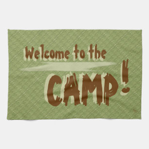 Welcome to the Camp Tea Towel
