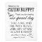 Welcome to the Candy Buffet Wedding Sign Black