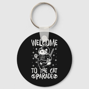 Welcome To The Cat Parade Key Ring