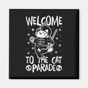 Welcome To The Cat Parade  Magnet