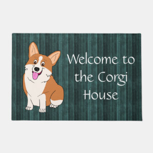Welcome to the Chubby Corgi House Doormat