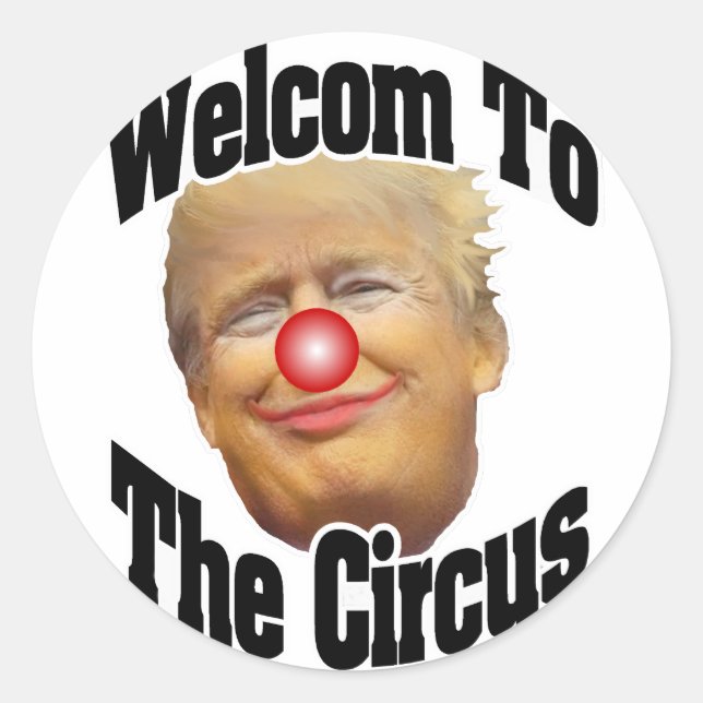 Welcome to the Circus Classic Round Sticker (Front)