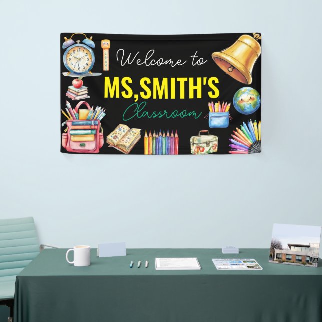 Welcome to the Classroom Back to School Banner (Tradeshow)