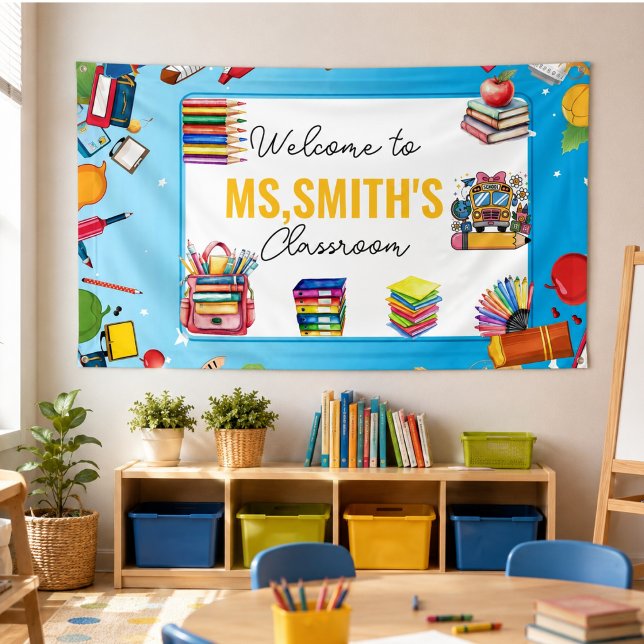Welcome to the Classroom Back to School Banner (Welcome to the Classroom Back to School Banner)