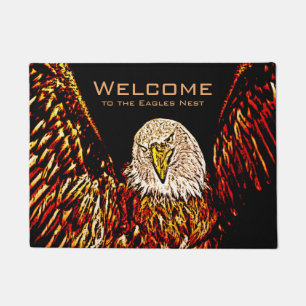 Welcome to the Eagles Nest, Bald Eagle Doormat