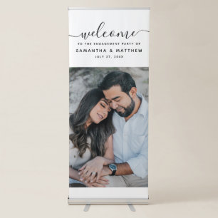 Welcome To the Engagement Banner with Photo