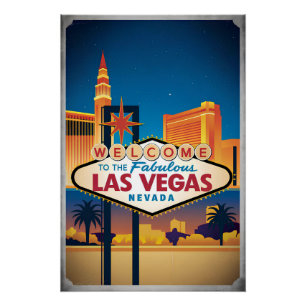 Welcome to the fabulous Las Vegas Nevada Poster
