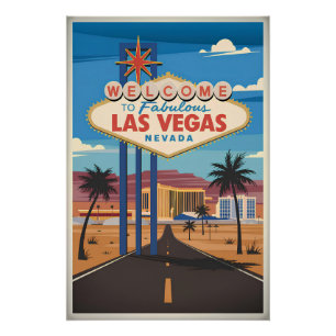 Welcome to the fabulous Las Vegas Nevada Poster