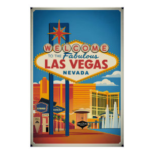 Welcome to the fabulous Las Vegas Nevada Poster
