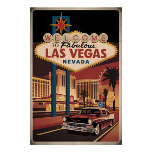 Welcome to the fabulous Las Vegas Nevada Poster