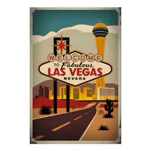 Welcome to the fabulous Las Vegas Nevada Poster