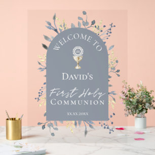 welcome to the First Communion Acrylic Sign