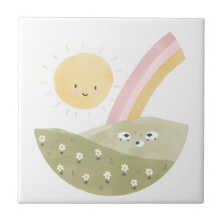 Welcome to the Flock Baby Shower  Tile