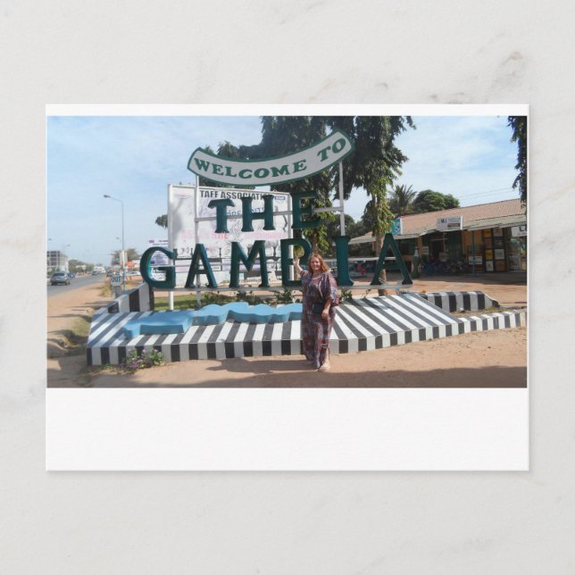 Welcome to The Gambia Postcard (Front)