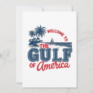 Welcome to the Gulf of America Immigrant Mexican Save The Date