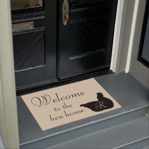 Welcome to The Hen House Door Mat