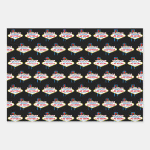 Welcome to The Las Vegas Sign Wrapping Paper Sheet