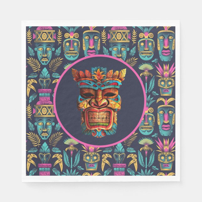 Welcome To The Luau  Napkin (Front)