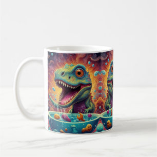 Welcome to the Magical World of Dino Delights Coffee Mug