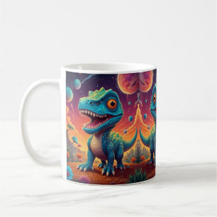 Welcome to the Magical World of Dino Delights Coffee Mug