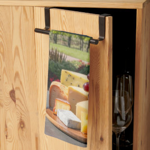 Welcome to the Napa Valley Wine & Cheese  Tea Towel