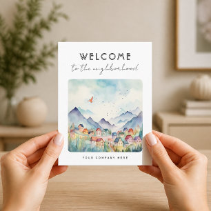 Welcome to the Neighbourhood Blue Mountain Village Postcard