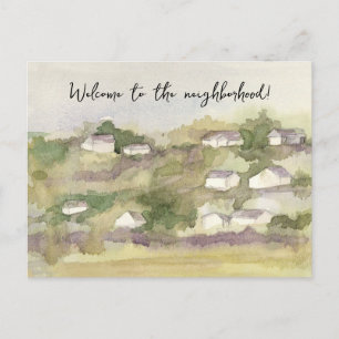 Welcome to the Neighbourhood Country House Village Postcard