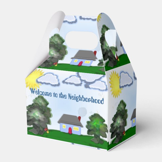 Welcome to the Neighbourhood Favour Box (Back Side)