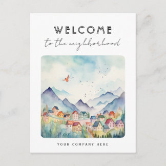 Welcome to the Neighbourhood Mountains Realty Postcard