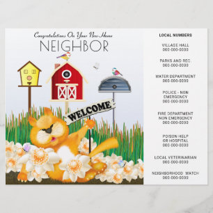 Welcome To The Neighbourhood New Home Flyer