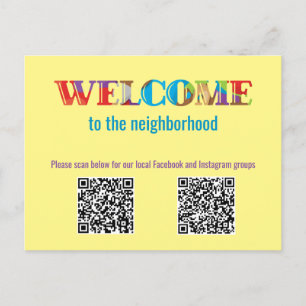 WELCOME to the Neighbourhood Postcard