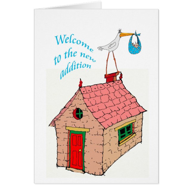 "Welcome to the new addition to the family" (Front)