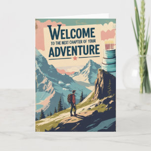 Welcome to the Next Chapter – Adventure-Themed  Card