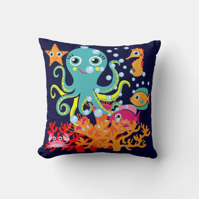 Welcome to the Ocean Cushion (Front)