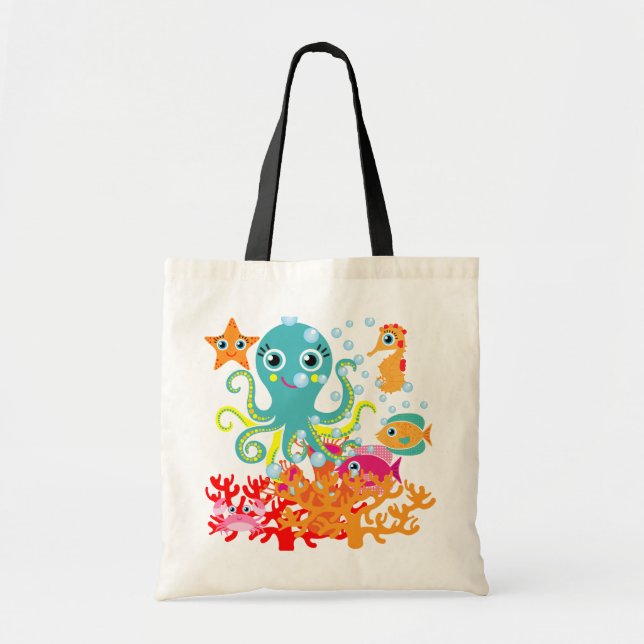 Welcome to the Ocean Tote Bag (Front)