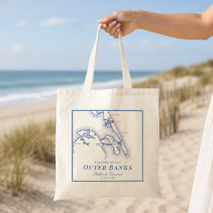 Welcome to the Outer Banks Wedding Favour Tote Bag