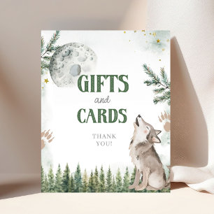 Welcome to The Pack Forest Wolf  Card and Gifts Poster