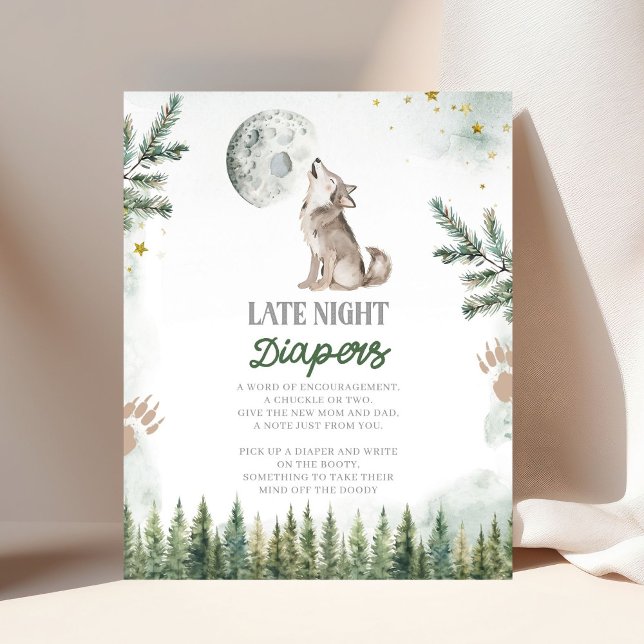 Welcome to The Pack Forest Wolf Late Diapers Poster (Creator Uploaded)