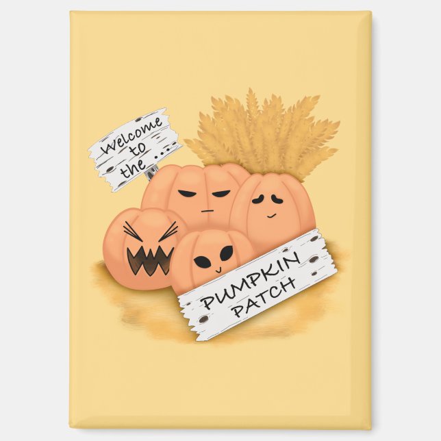 Welcome to the Pumpkin Patch Magnet (Front)