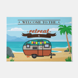 Welcome To The Retreat Mat, Camping Truck Doormat