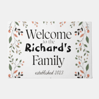 Welcome to the Richard's home Doormat