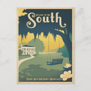 Welcome to the South Postcard